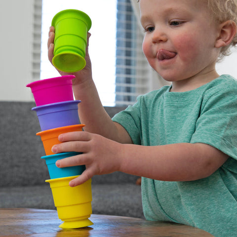 Suction Kupz Stacking Suction Cups that are great for Snacks Too! 