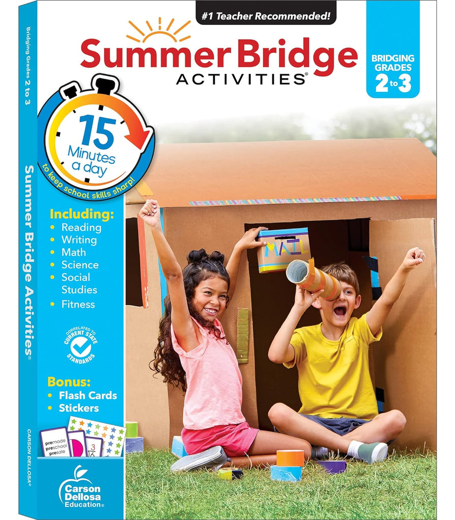 Summer Bridge Activities 2nd Grade going into 3rd Grade Workbook - CR Toys