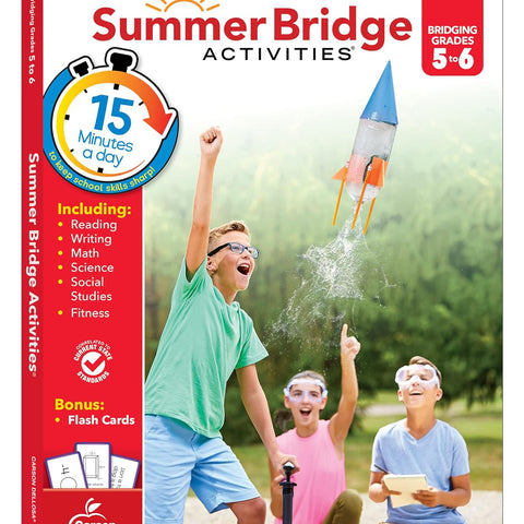 Summer Bridge Activities 5th going into 6th Grade Workbooks - CR Toys