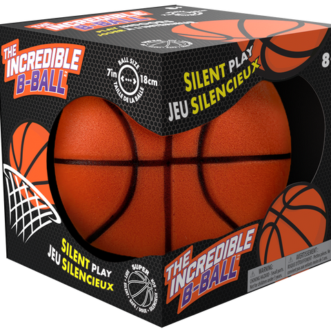 Incredible B-Ball - Silent Bouncing Basketball - Great for Indoors