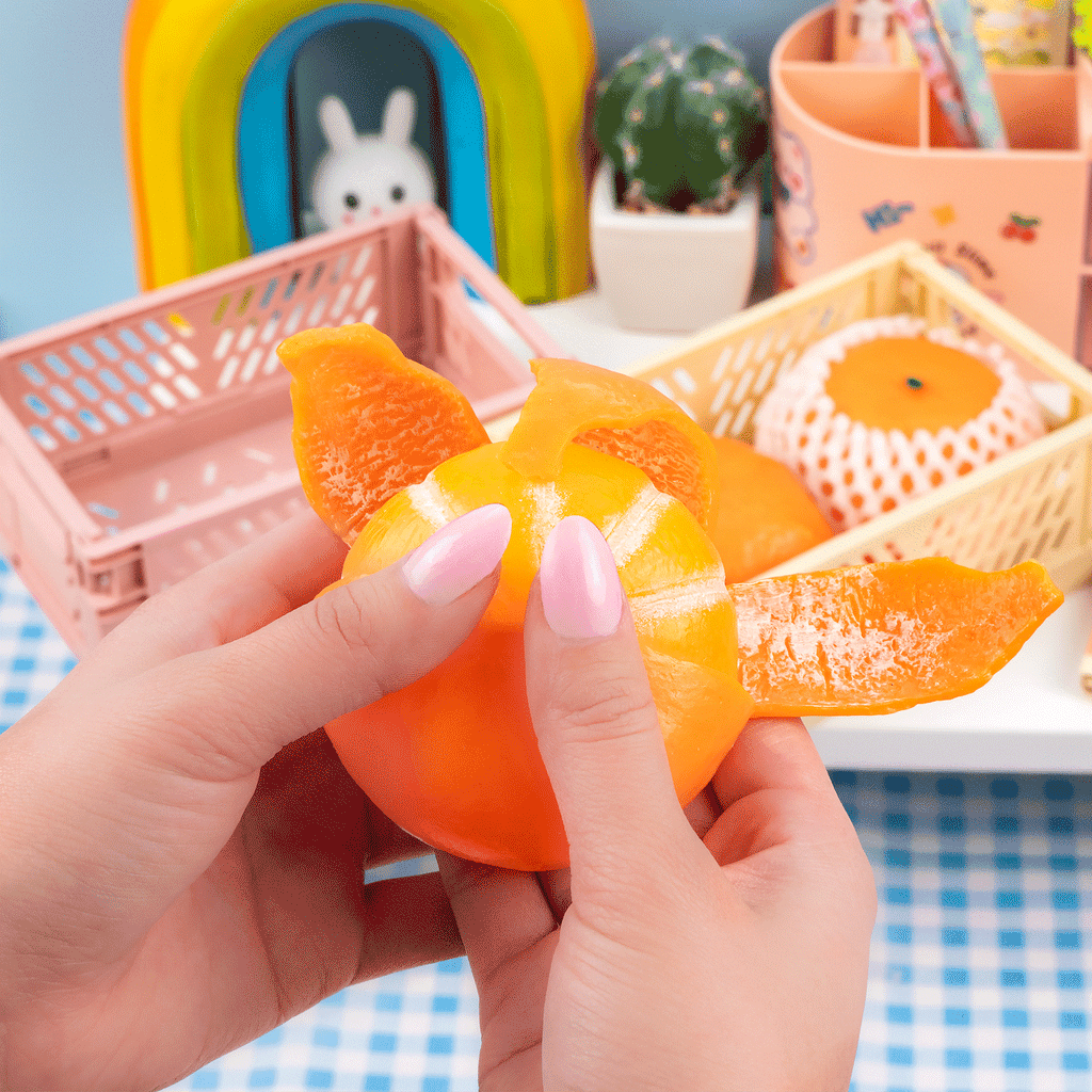 Fidget Sensory | Tangerine Cutie Peeling - CR Toys