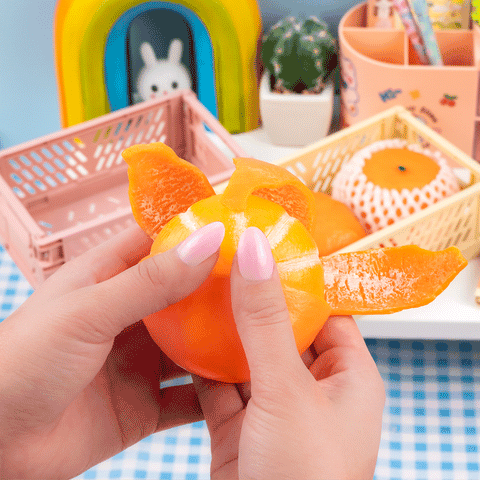 Fidget Sensory | Tangerine Cutie Peeling Trending Squishy - 1
