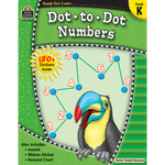 Teacher Created Resources: Kindergarten Dot To Dot Numbers Soft Cover Activity Book - CR Toys