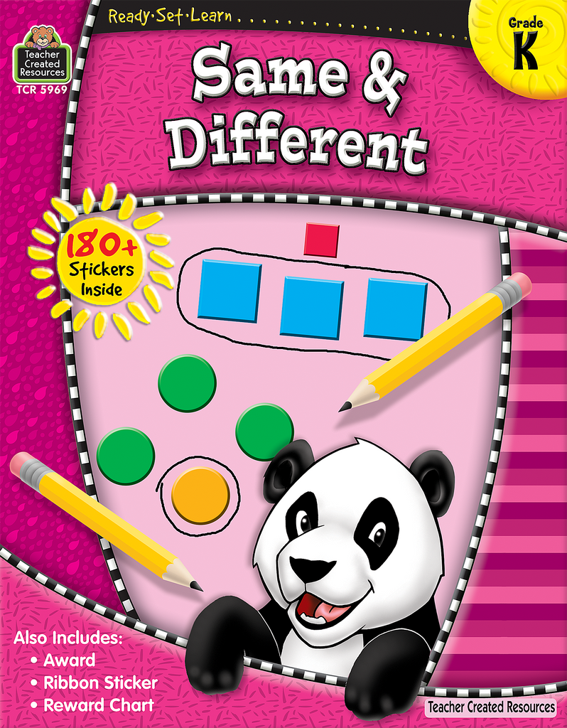 Teacher Created Resources: Kindergarten Same & Different - CR Toys