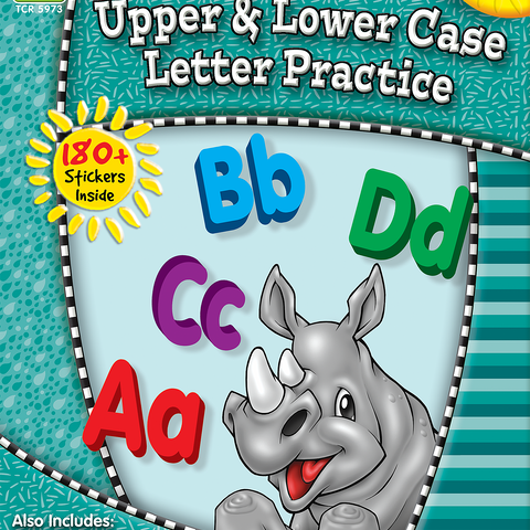 Teacher Created Resources: Kindergarten Upper & Lower Case Letter Practice - CR Toys