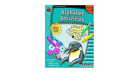 Teacher Created Resources: Prek-K Alphabet Activities Soft Cover Book - CR Toys