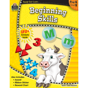 Teacher Created Resources: Prek-K Beginning Skills Book - CR Toys