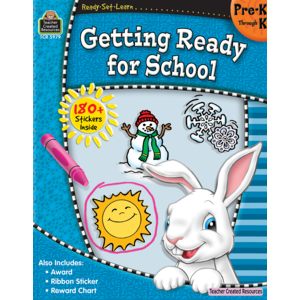 Teacher Created Resources: Prek-K Getting Ready For School Books - CR Toys