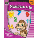 Teacher Created Resources: Prek-K Numbers 1-20 Soft Cover Activity Book - CR Toys