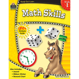 Teacher Creative Resource-Math Skills 1St Grade Book - CR Toys