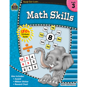 Teacher Creative Resource-Math Skills 3Rd Grade Book - CR Toys