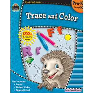 Teacher Creative Resource Trace and Color PreK-K - CR Toys