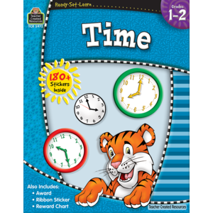 Teacher Creative Resources: 1St-2Nd Grade Time Soft Cover Activity Book - CR Toys