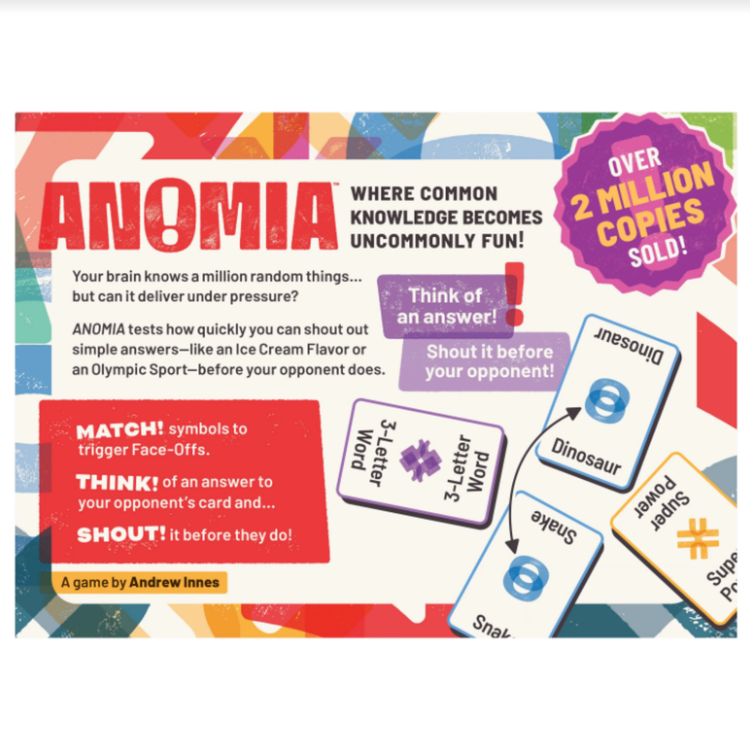 Anomia Card Game (Refreshed) 10+ - 10