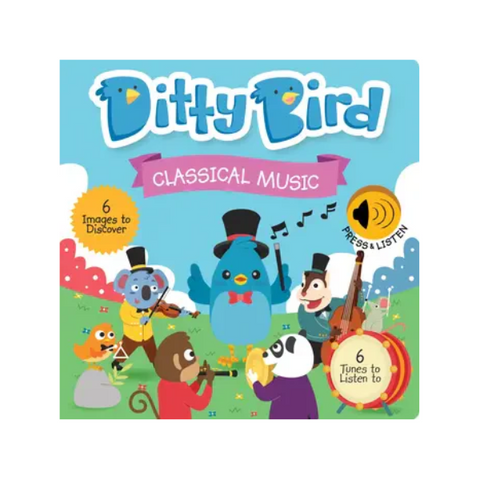 Ditty Bird Baby Sound Book Classical Music Mozart Beethoven