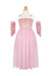 Gown | Velvety Soft Sleeping Sweetheart Princess Gown With Arm Warmers | Size 3-4 - 1