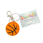 Fidget Clicker Keychain | Basketball - 1