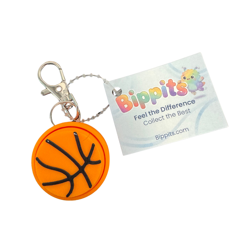 Fidget Clicker Keychain | Basketball - 2
