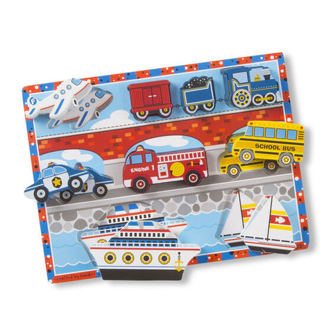 Vehicles Chunky Puzzle 2+ - CR Toys