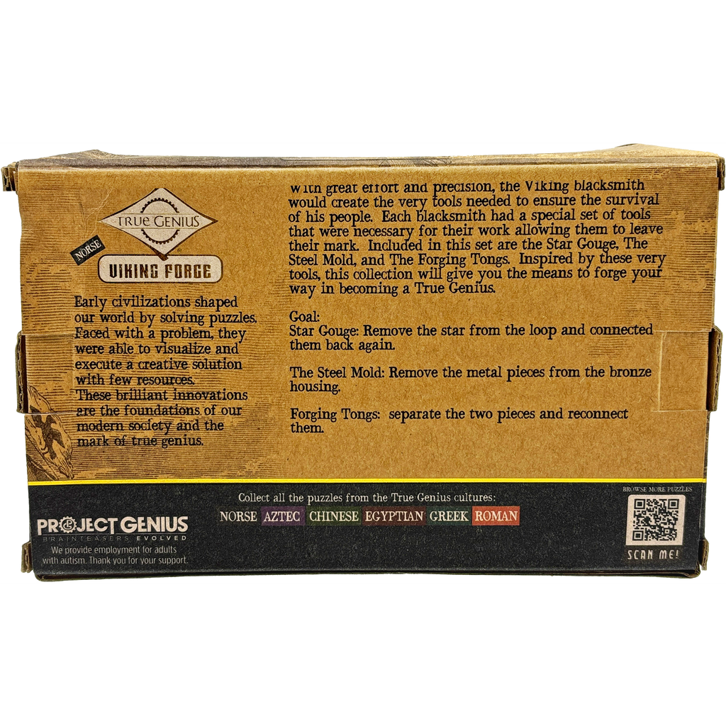 True Genius | Viking Forge 3pc Puzzle Set | Ages 8+