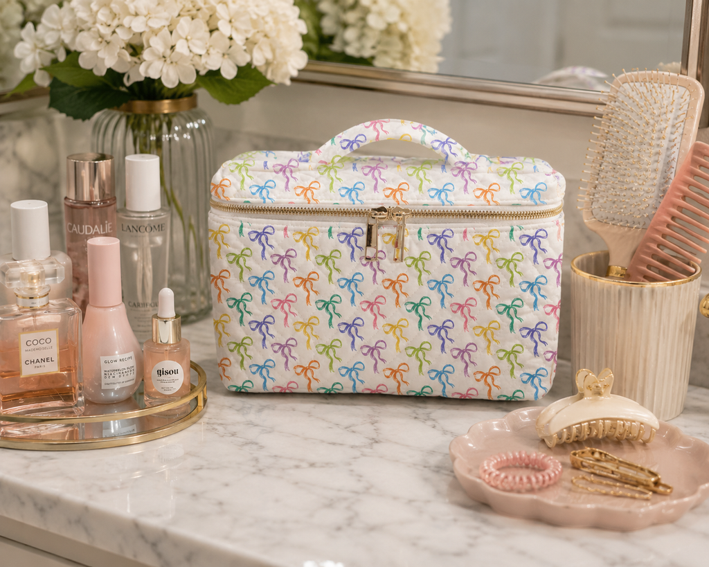 Vivid Bow Vanity Travel Bag - 2