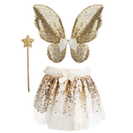 Skirt | Gracious Gold Sequins Skirt | Wings | & Wand | Size 4-6 - 1