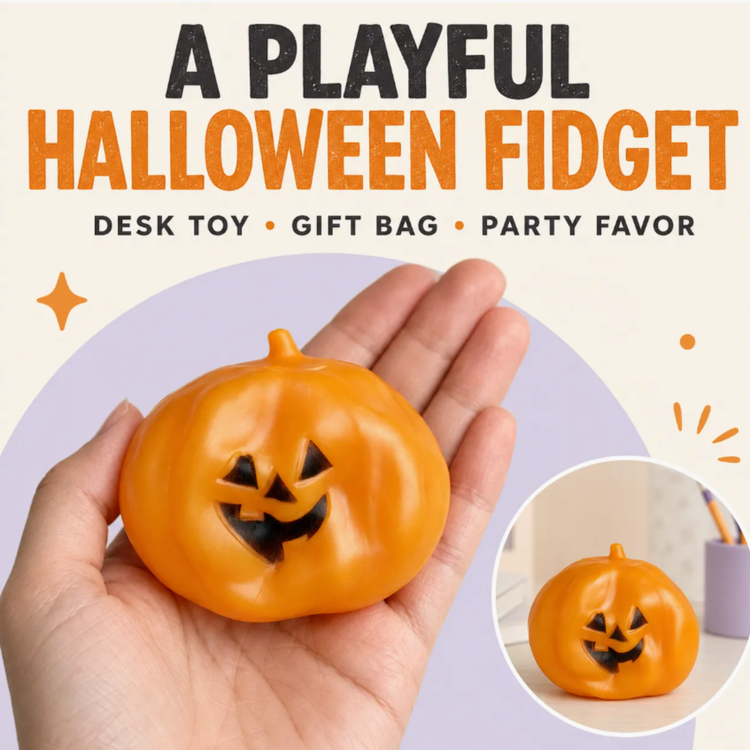 Halloween Pumpkin | Coconut Oil Squishy - 3