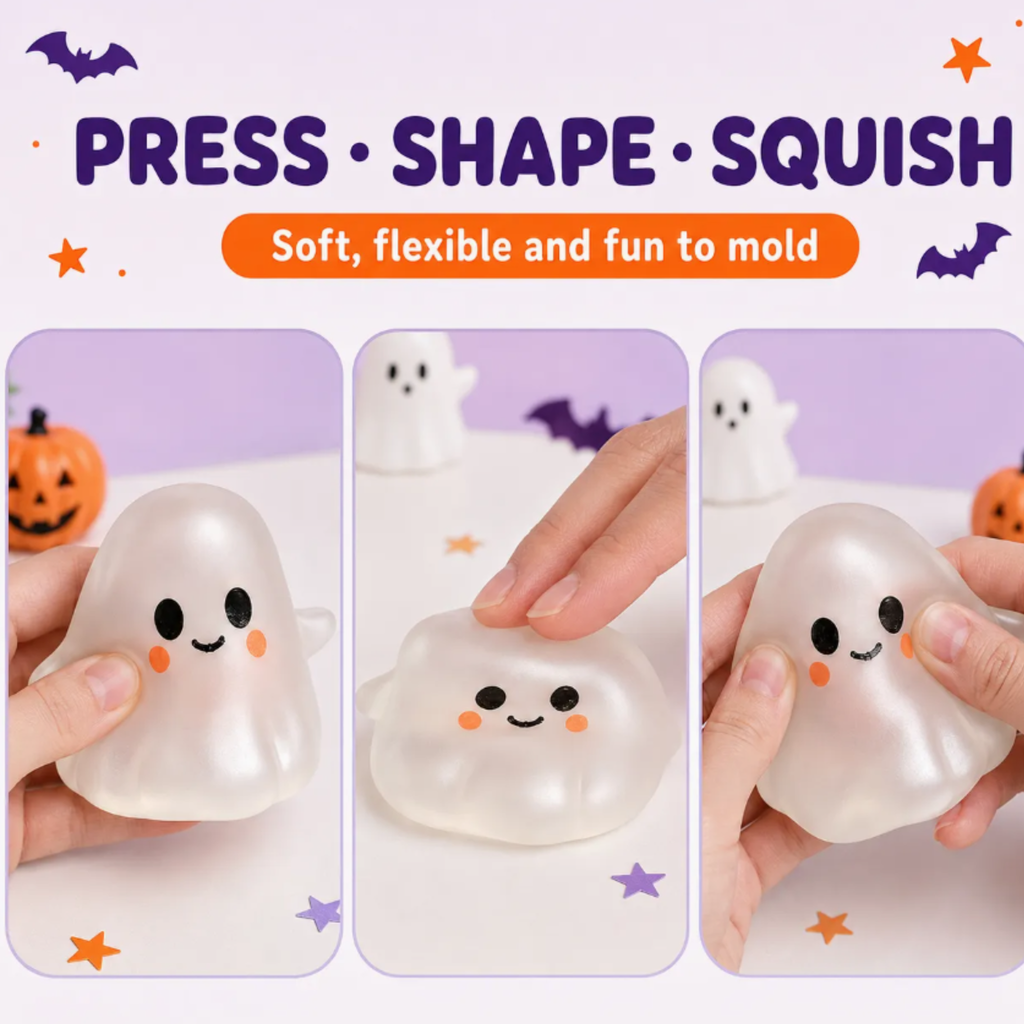 Halloween Ghost | Coconut Oil Squishy - 3