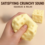 Crunchy Cheese Block | Squishy Toy 5+ - 2