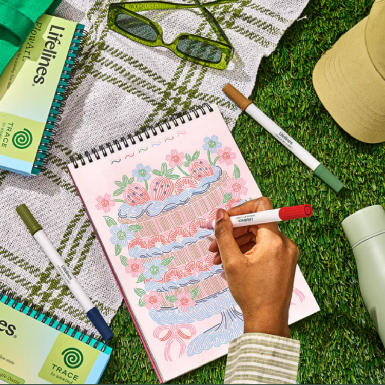 Lifelines | FlowArt | Trace-by-Line, Brunch in Bloom - 4