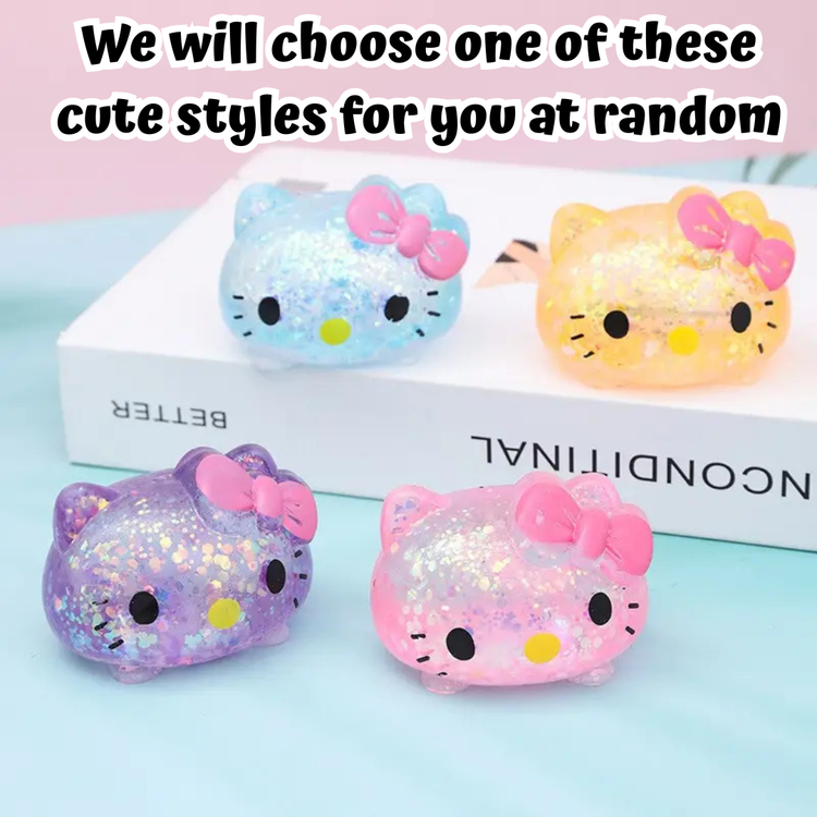 Maltose | Glitter Cute Kitten "Hello Kitty Inspired" Squishy - 2
