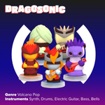Loops Pop | Dragsonic 5 Doll Band | Volcano Pop - 2