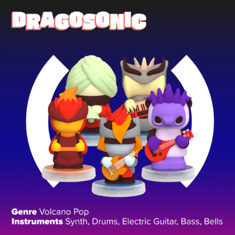 Loops Pop | Dragsonic 5 Doll Band | Volcano Pop - 1