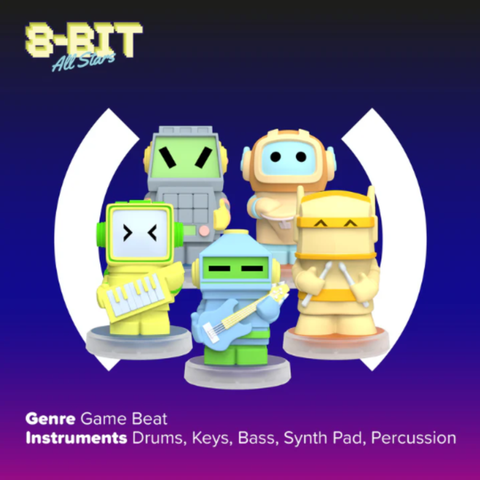Loops Pop | 8 Bit Allstars 5 Doll Band | Game Beat - 1