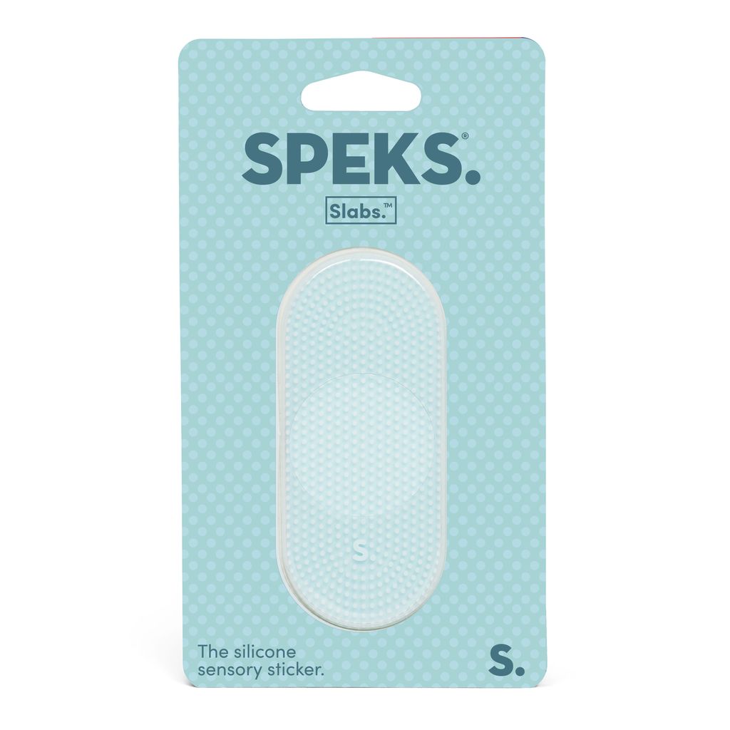 Slabs Silicone Sensory Sticker | Static Teal - 1