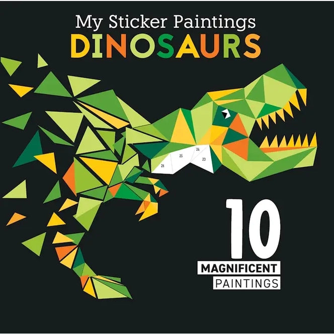 My Sticker Paintings Dinosaur Activity Book For Ages 6+