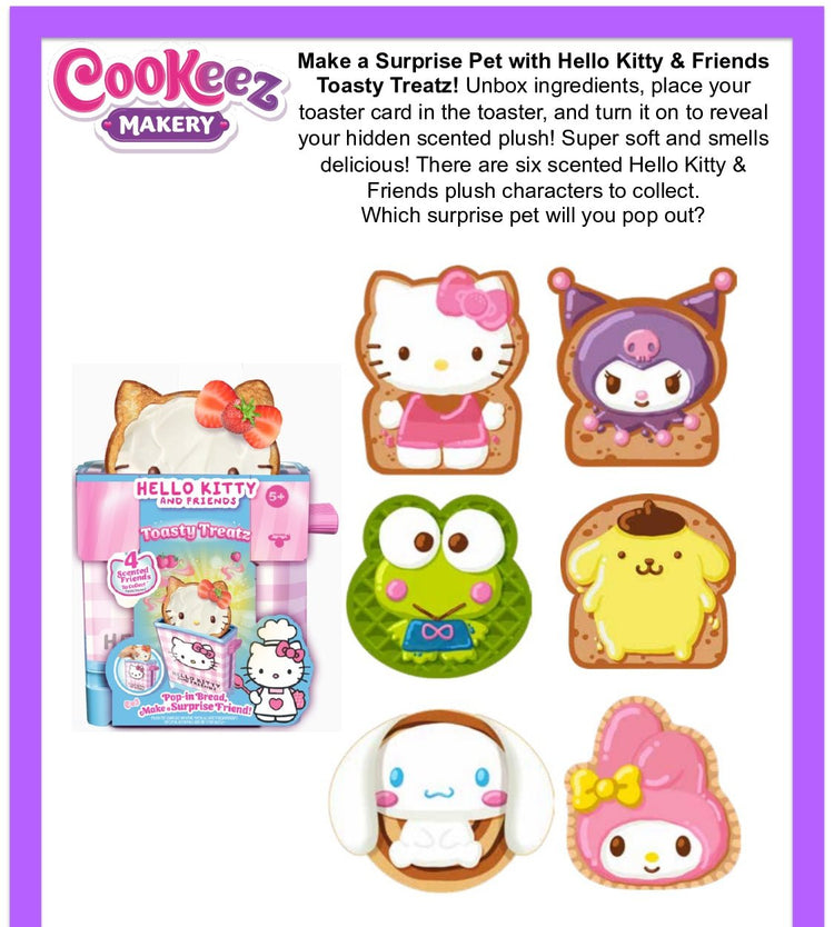 Cookeez Makery Hello Kitty Toasty Treatz