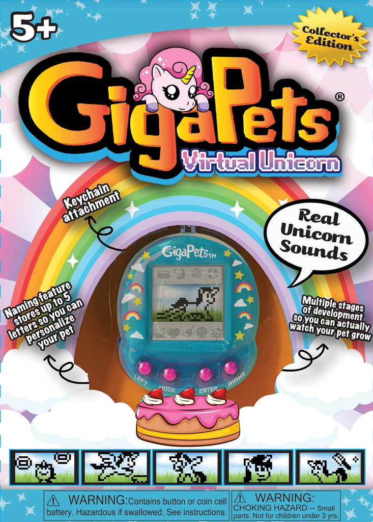 Gigapets-Virtual Unicorn Virtual Pet Toy - CR Toys