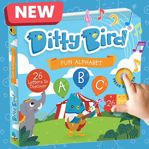 Ditty Bird Fun Alphabet ABC Song Board Book