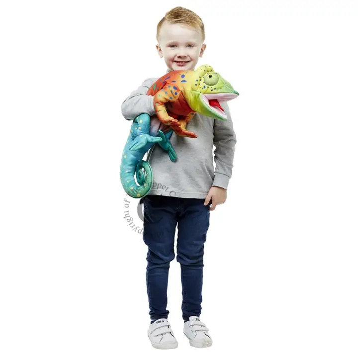 Large Chameleon Hand Puppet Pc009701