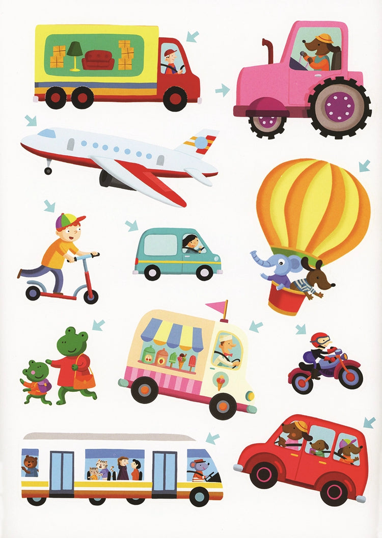 Big Stickers: Things That Go by Lauren Holowaty 3+ - 7