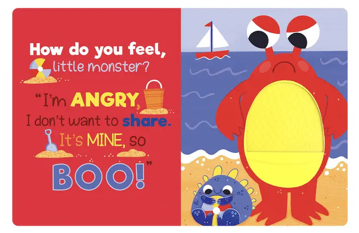 Moody Monsters Touchy-Feely Board Book