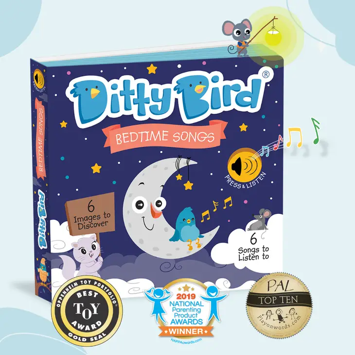 Ditty Bird Baby Sound Book Bedtime Songs Storytime
