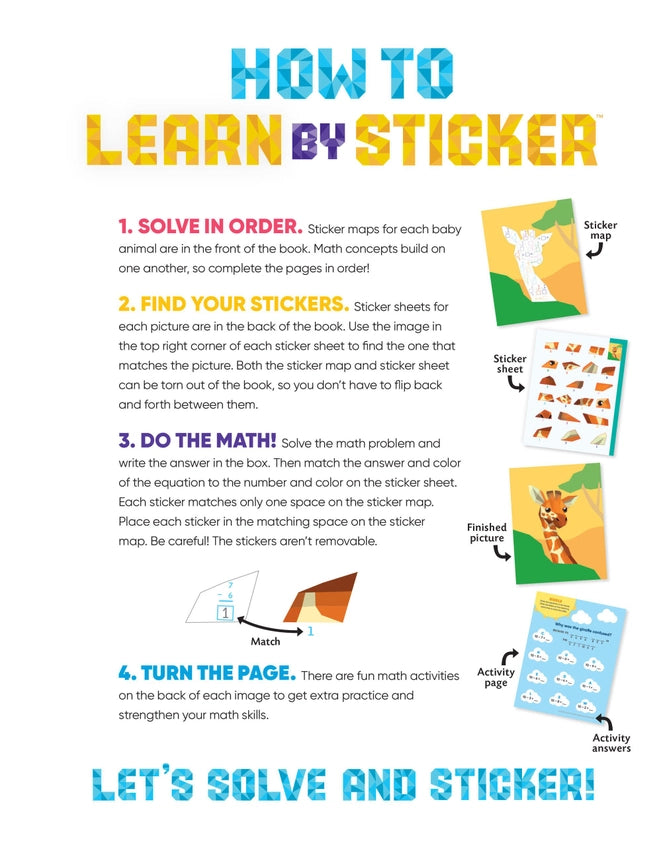 Learn By Sticker | Addition and Subtraction - 2