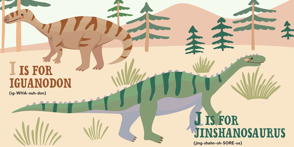 D Is For Dinosaur Board Book For Ages 1+