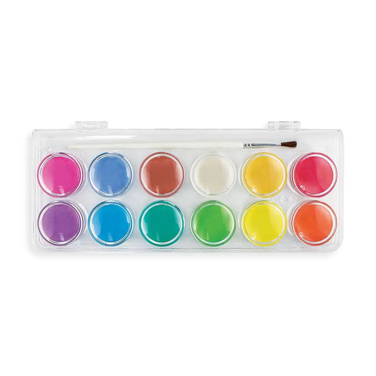 Chroma Blends Pearlescent Watercolor Set w/ Paint Brush 6+ - 4