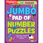 Jumbo Pad Number Puzzles-Activity Book
