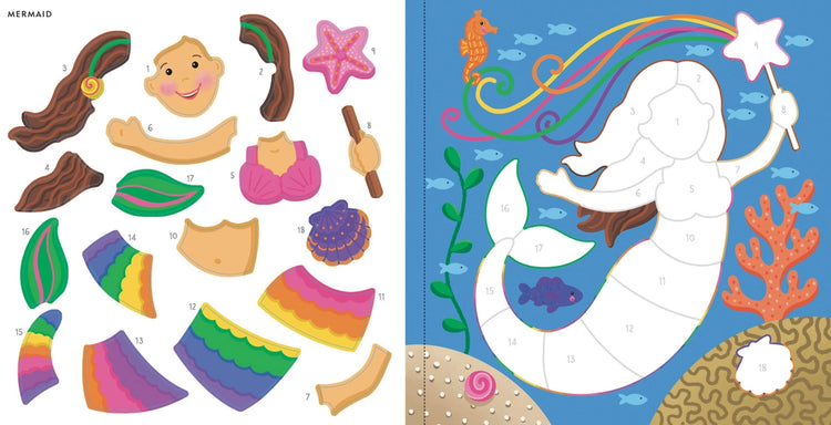 My First Color-By-Sticker Book - Rainbow Magic 4+