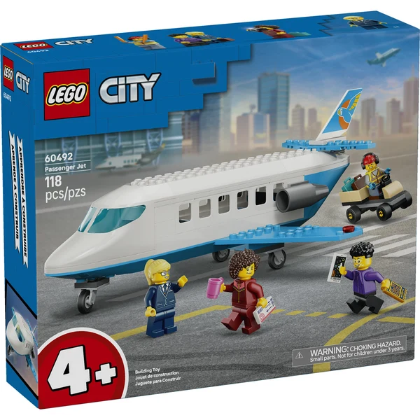 Lego City | Passenger Jet 118pc 4+ - 1