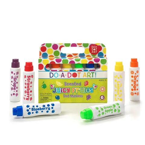 Do-A-Dot Juicy Fruits Markers 6PK - CR Toys